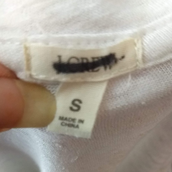 J.Crew Size Small Black/White Graphic T-Shirt Top - Picture 2 of 7